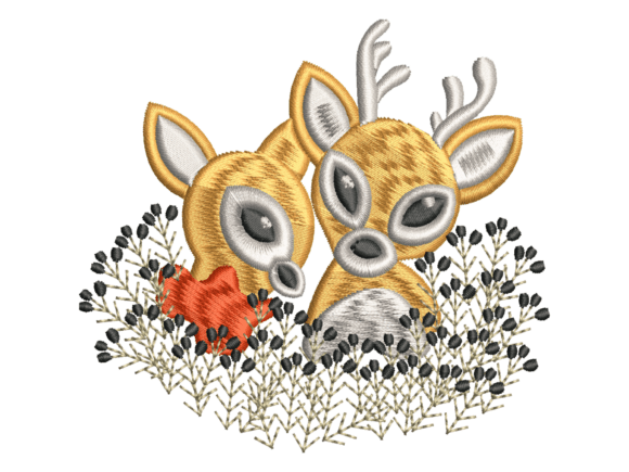 A Designer's Review: Using the Cute Baby Deer Embroidery Design