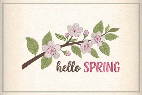 A Professional Review of the Hello Spring Flower Embroidery Design