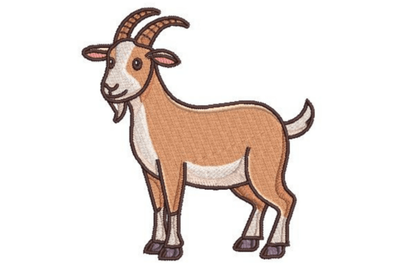 Farm Goat Embroidery: A Seasonal Design Review