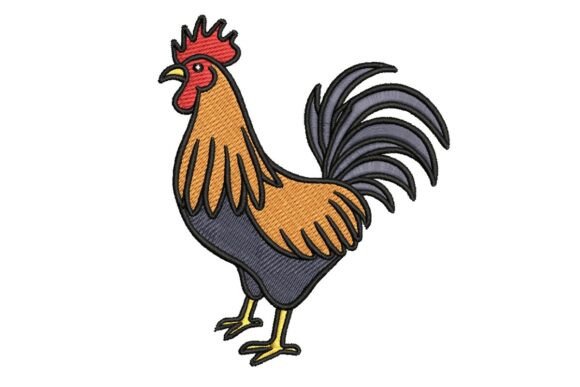 Farmhouse Rooster Embroidery: A Rustic Charm Design Review