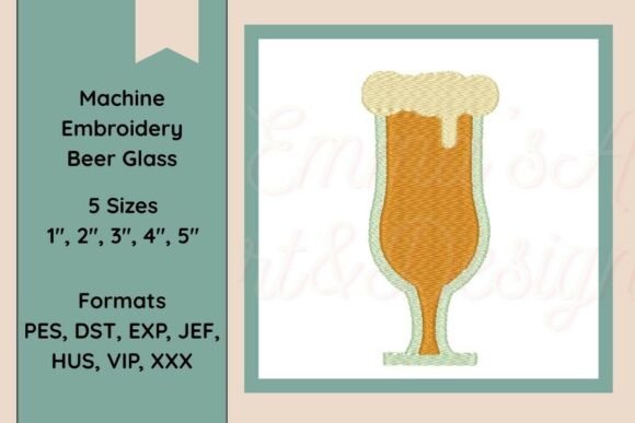Machine Embroidery Beer Glass: A Designer’s Real-Use Review