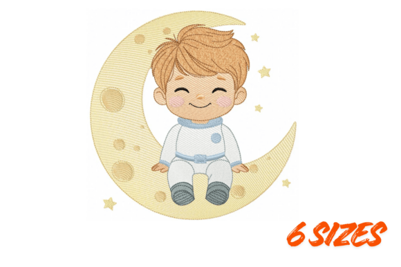 Moon Baby Embroidery Design Art: A Professional Review