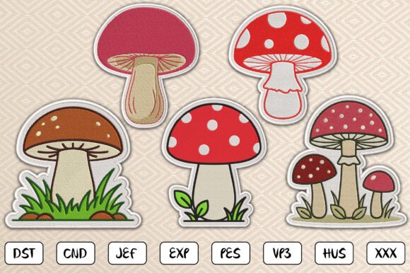 Mushroom Patch Embroidery Bundle Review