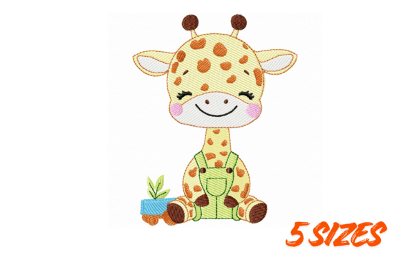 My Design Review: Cute Giraffe Embroidery Design File