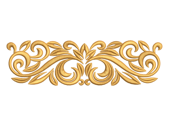 Ottoman Symmetric Border Embroidery