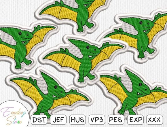 Pterodactyl Patch Embroidery Design: A Designer’s Holiday Review