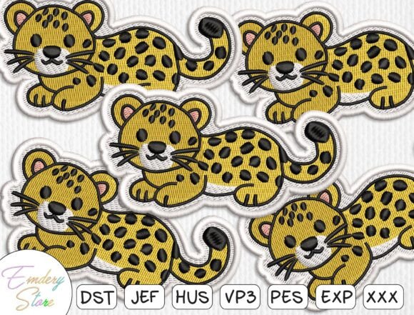 Reviewing Cute Leopard Patch Embroidery Design for Gifts