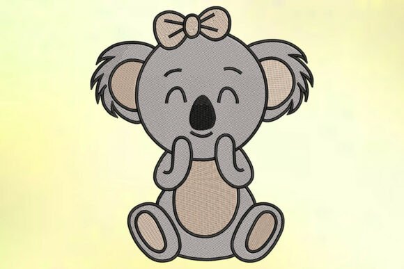 Shy Koala Embroidery Design: A Designer's Review