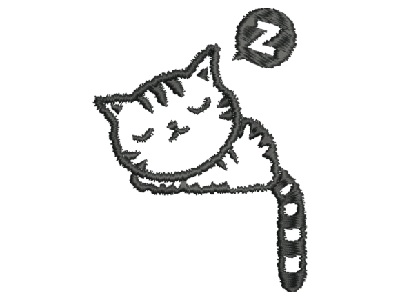 Sleeping Cute Cat Embroidery: Designer's Honest Review