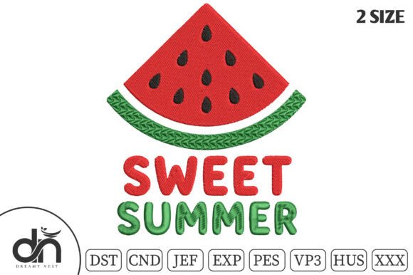 Sweet Summer Watermelon Embroidery Review for Apparel Projects