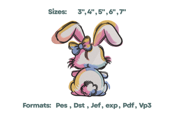 Watercolor Splash Bunny Embroidery Review: From Patch to Product