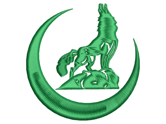 Wolf in Crescent Embroidery: A Branding Design Review