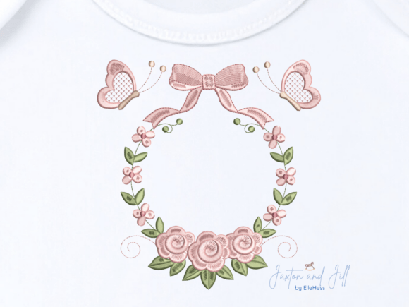 Wreath Heirloom-style Floral Embroidery: A Designer's Take